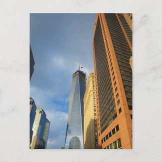 Postale Reflets de gratte-ciel de New York sur carte posta