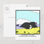 Postale Regardez la carte (Devant / Derrière)