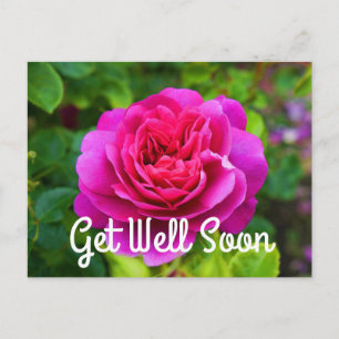 Postale Remettez-vous vite Princesse Anne Rose #1 Carte po