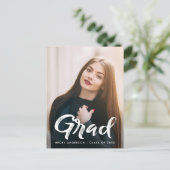 Postale remise de diplômes enregistrer la date carte posta (Debout devant)