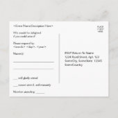 Postale Respectable et propre "Please R.S.V.P." Carte post (Dos)