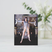 Postale Rituel De La Lune Déesse Imaginaire Gothique Carte (Debout devant)