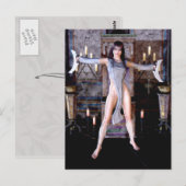 Postale Rituel De La Lune Déesse Imaginaire Gothique Carte (Devant / Derrière)