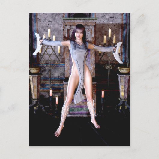 Postale Rituel De La Lune Déesse Imaginaire Gothique Carte (Devant)