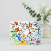 Postale Riverside - Carte Colorée Californie  (Debout devant)