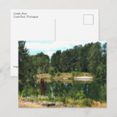 Postale Rivière Cowlitz, Castle Rock, Washington Carte pos (Devant / Derrière)