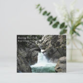Postale Roaring River Falls, King's Canyon, CA Carte posta (Debout devant)