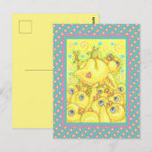 POSTALE ROCK N ROLL CHICK, CARTE POSTCARD PIT MOSH PRINTEM (Devant / Derrière)