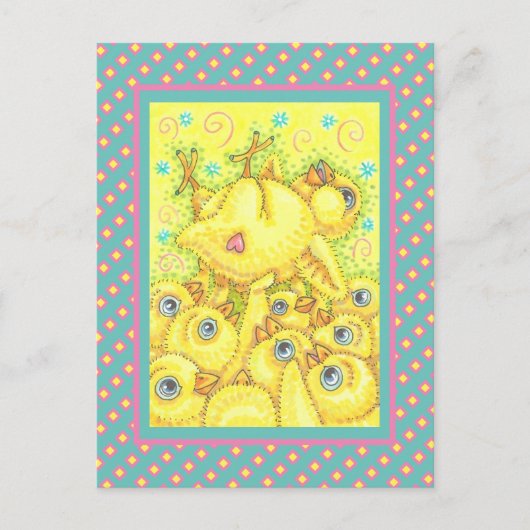 POSTALE ROCK N ROLL CHICK, CARTE POSTCARD PIT MOSH PRINTEM (Devant)