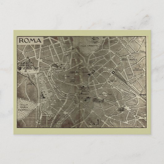 Postale Rome, Carte datant de la fin du 19ème siècle (Devant)