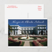 Postale Rosecliff Mansion, Newport Rhode Island Carte post (Devant / Derrière)