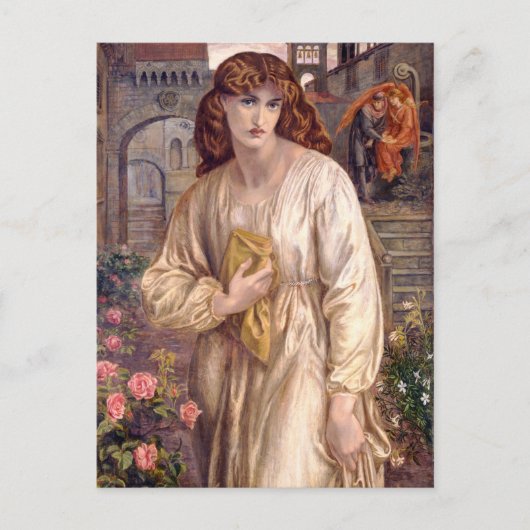 Postale Rossetti Salutation de Beatrice CC0646 Carte posta (Devant)