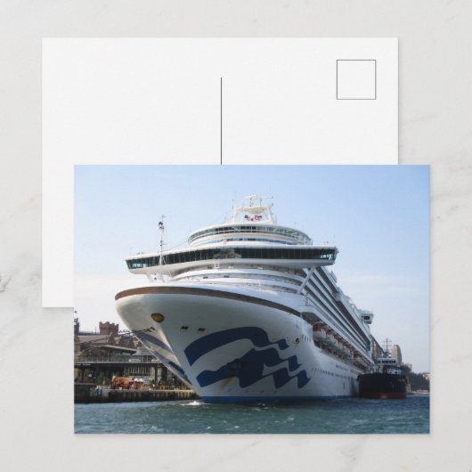 Postale Ruby Princess Docted at Circular Quay Carte postal (Devant / Derrière)