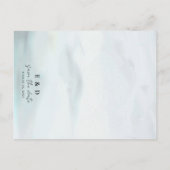 Postale Rustic Mountains Blue Budget Enregistrer la carte (Dos)