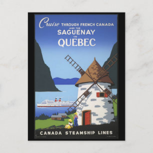 Postale Saguenay-kaart Briefkaart