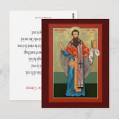 Postale Saint Basile la Grande Carte de Prière (Devant / Derrière)
