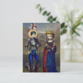 Postale " Saint George et la princesse Sabra" Carte postal (Debout devant)