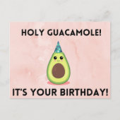 Postale Saint Guacamole, c'est ton anniversaire ! Carte am (Devant)