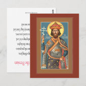 Postale Saint Jacques la carte de prière persane (Devant / Derrière)