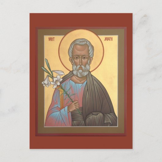 Postale Saint-Joseph, la carte de prière (Devant)