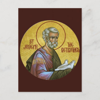 Postale Saint-Joseph, la carte de prière des fiancés