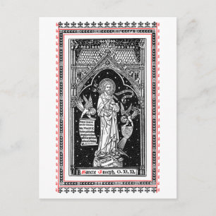 Postale Saint Joseph, Patron de l'Église (DT 01) Carte pos