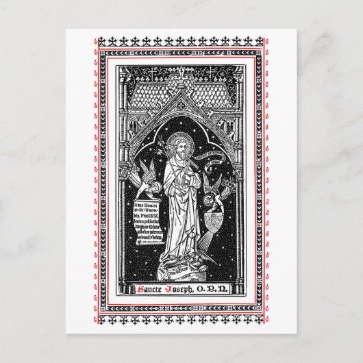 Postale Saint Joseph, Patron de l'Église (DT 01) Carte pos (Devant)