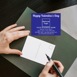 Postale Salutation de Saint-Valentin d'affaires sur carte