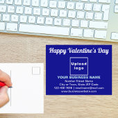 Postale Salutation de Saint-Valentin d'affaires sur carte