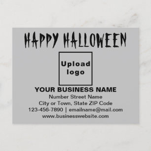 Postale Salutation d'Halloween d'affaires sur carte postal
