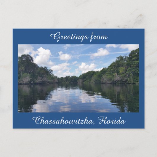 Postale Salutations de Chassahowitzka Florida carte postal (Devant)