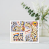 Postale Salutations de Floride, New York Carte Voyage (Debout devant)