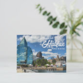 Postale Salutations de Halifax Nouvelle-Écosse Carte posta (Debout devant)