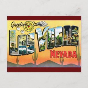 Postale Salutations de Las Vegas Nevada Travel Carte posta