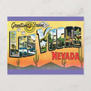 Postale Salutations de Las Vegas Nevada Travel Carte posta