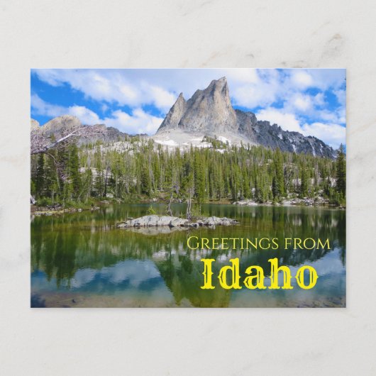Postale Salutations de l'Idaho Scenic Mountain Carte posta (Devant)