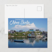 Postale Salutations de Nouvelle-Écosse Canada Carte postal (Devant / Derrière)