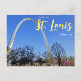 Postale Salutations de St Louis Arch Missouri Carte postal