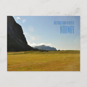 Postale Salutations du magnifique carte photo norvégien