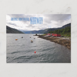 Postale Salutations du magnifique carte photo norvégien
