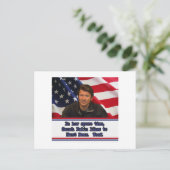 Postale Sarah Palin Aime Chasser Bear Carte Post (Debout devant)
