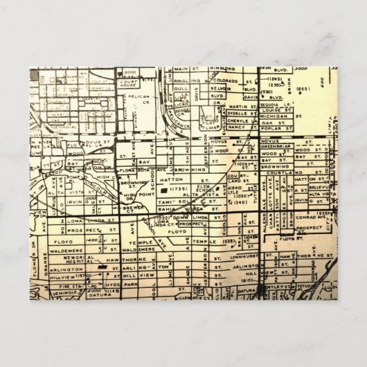 Postale Sarasota, FL Carte Vintage (Devant)