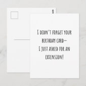 Postale Sarcastique Funny Beldate Carte d'anniversaire (Devant / Derrière)