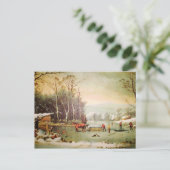 Postale Scène de pays américain | Obtention de la carte po (Debout devant)