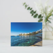 Postale Scène de St Pauls Bay, Malte Carte de Vacances (Debout devant)