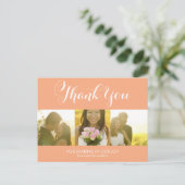 POSTALE SCRIPT WHIMSIQUE | CARTE POSTCARD MERCI MARIAGE (Debout devant)
