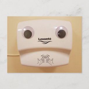 Postale Sensation sèche de l'humour de la carte de bombard