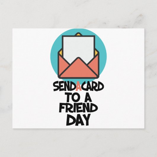 Postale Septième février - Envoyer une carte à un ami Day (Devant)