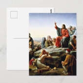 Postale Sermon sur la carte de montage (Devant / Derrière)