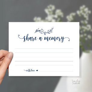 Postale Service funéraire, thème crème, Partager une carte